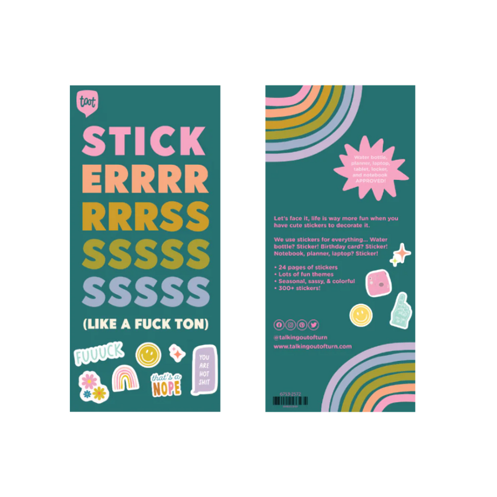 Sticker Booklet  Talking Out Of Turn The Everything Edition  
