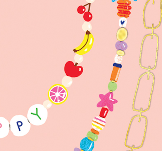 FESTIVAL BEADS - Birthday Card Carolyn Suzuki