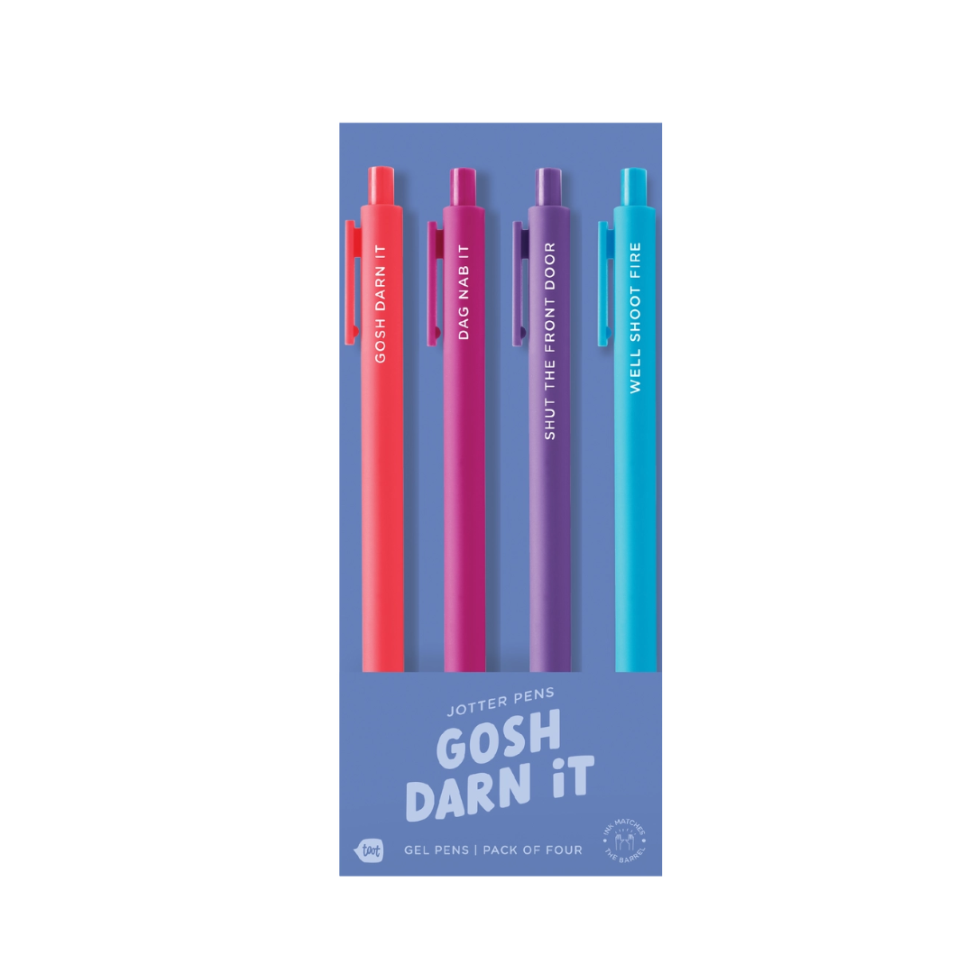 Gosh Darn It - Pen Set  Talking Out Of Turn