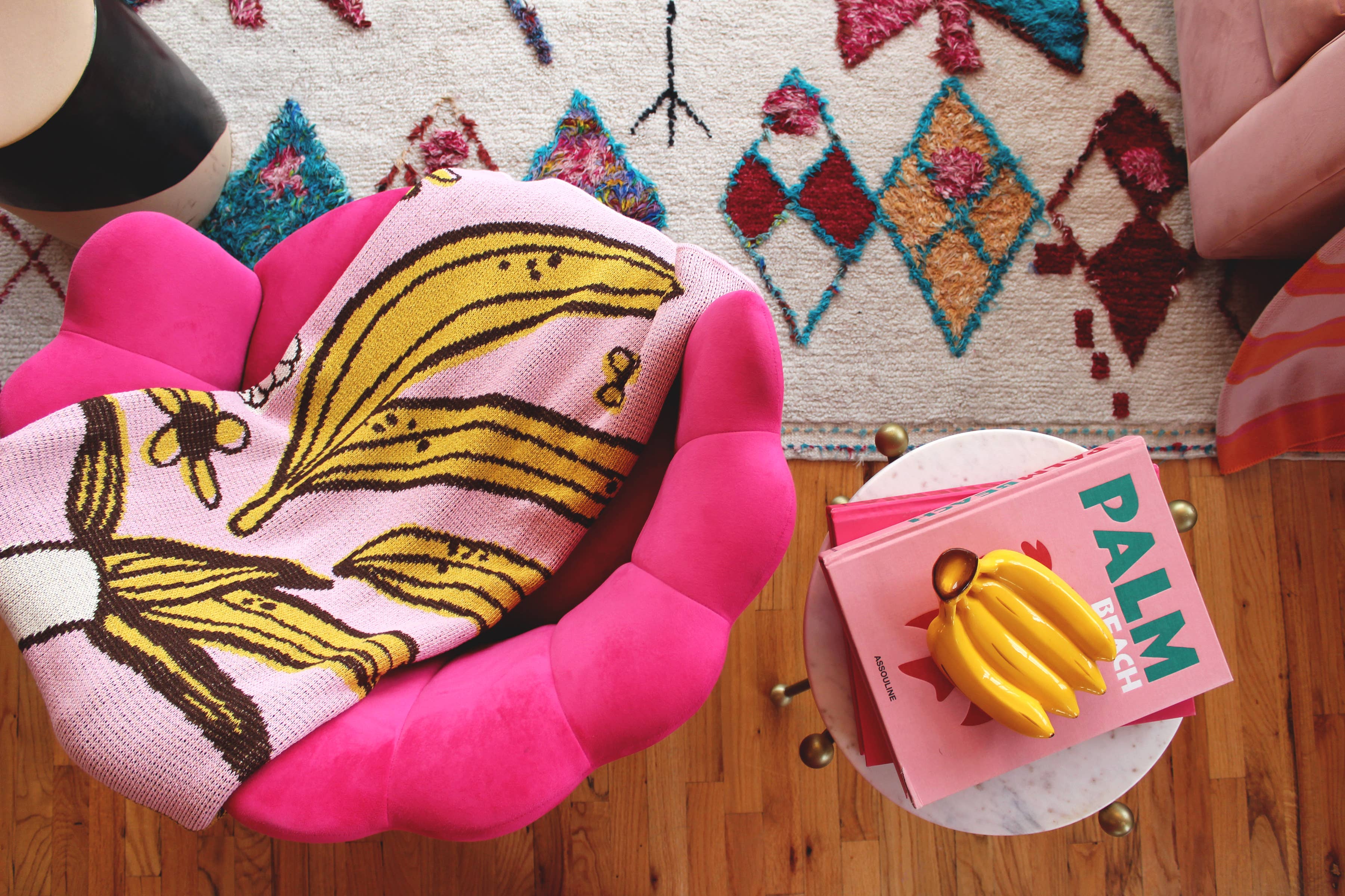 Banana Jam Knit Blanket  Calhoun & Co.