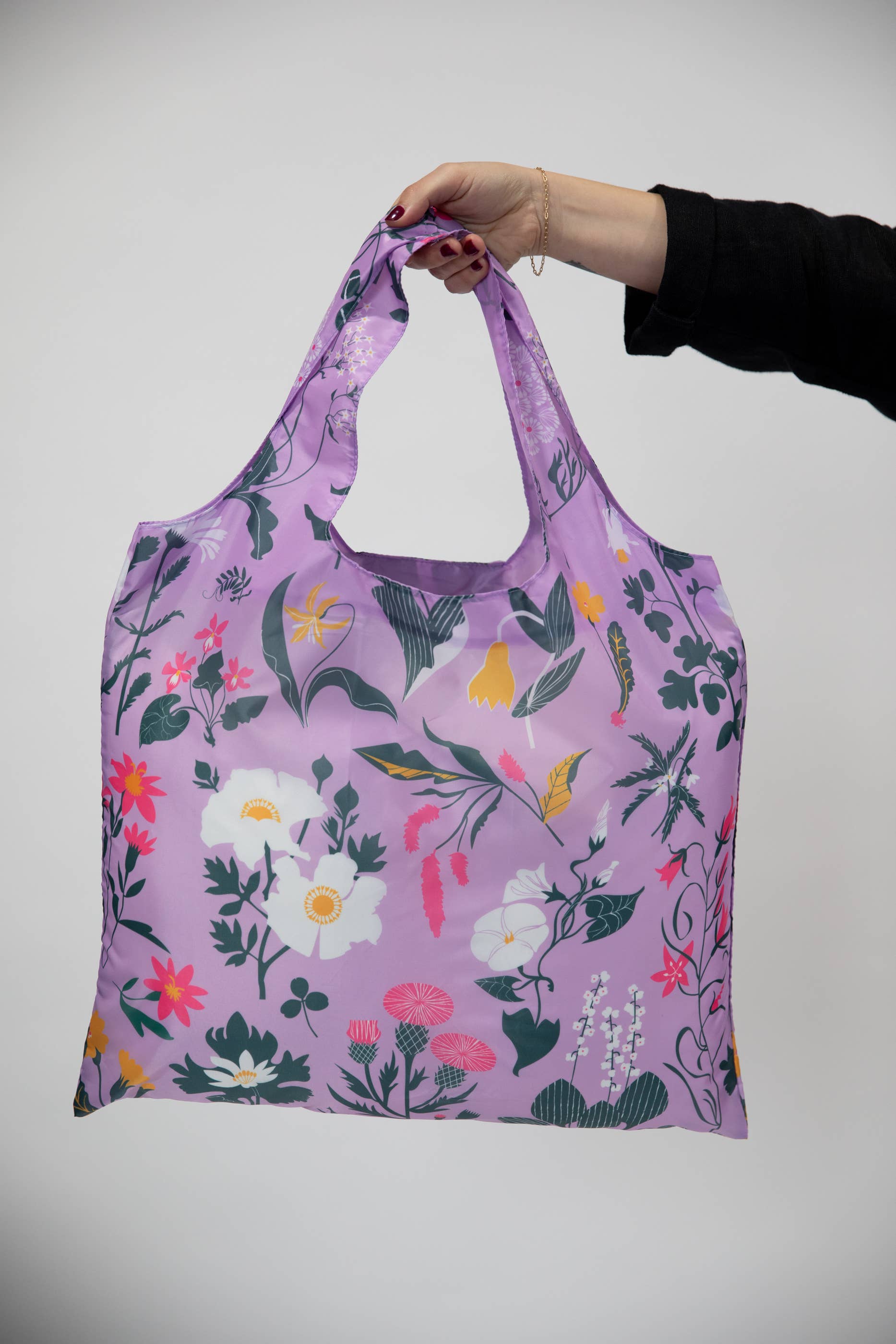 Floral Art Sack® by Banquet Workshop - Reusable Tote Bag Yellow Owl Workshop