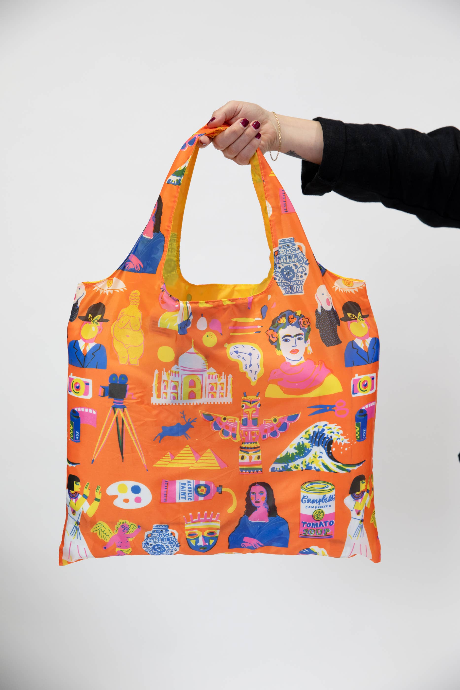 Art History Art Sack by The Printed Peanut - Reusable Tote  Yellow Owl Workshop