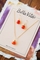 Natural Stone Jewelry Gift Sets Charm + Pendant Necklaces Bella Vita Jewelry