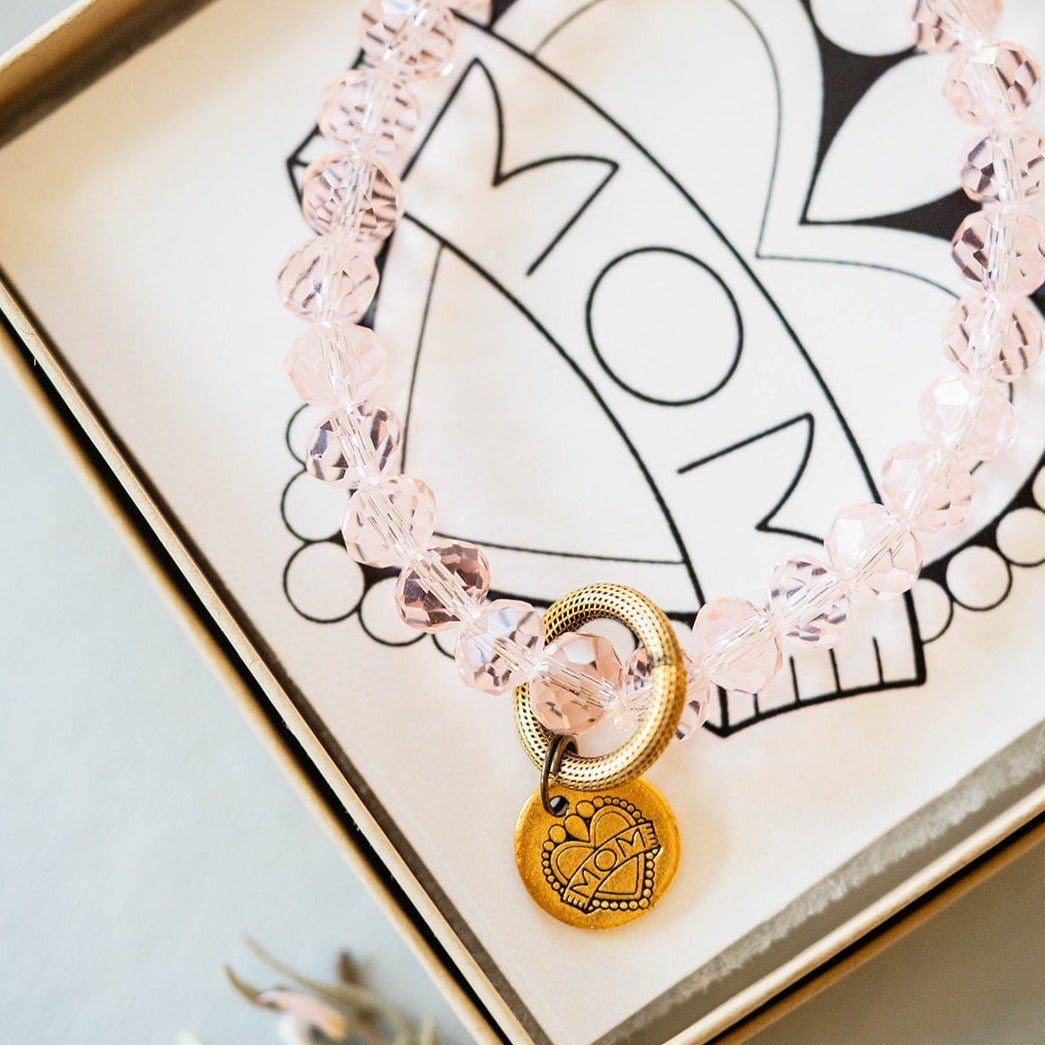 "Mom" Bracelet Featuring Katie Tattoos and Heifer International Bella Vita Jewelry