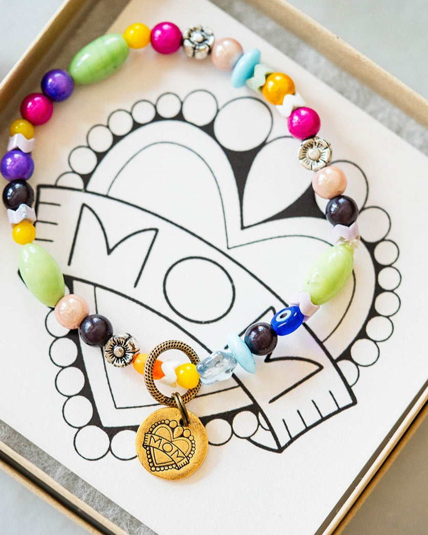 "Mom" Bracelet Featuring Katie Tattoos and Heifer International Bella Vita Jewelry