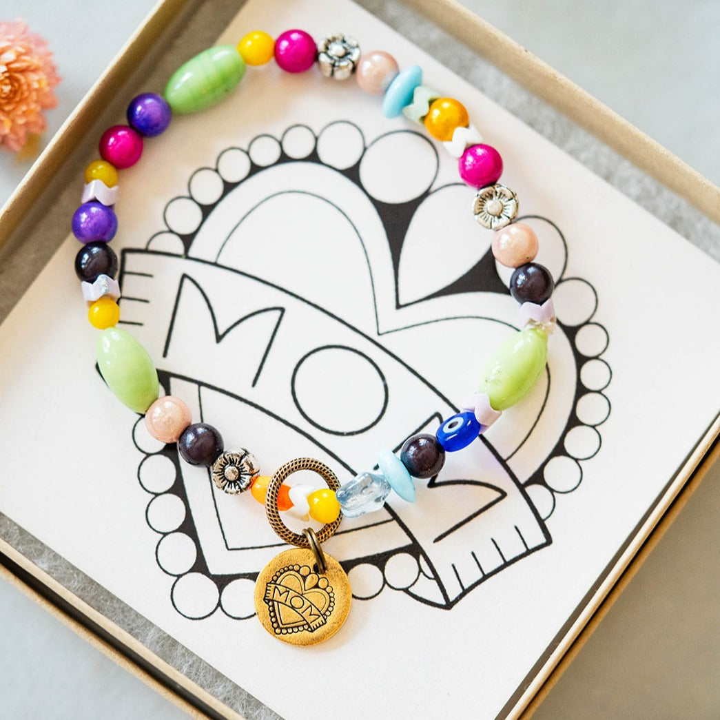 "Mom" Bracelet Featuring Katie Tattoos and Heifer International  Bella Vita Jewelry