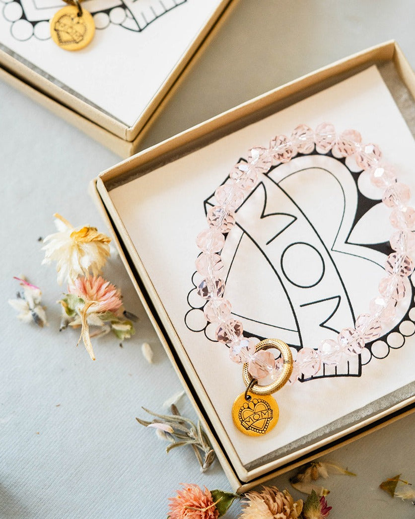"Mom" Bracelet Featuring Katie Tattoos and Heifer International Bella Vita Jewelry