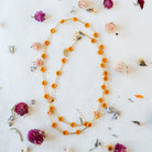 Flower Power Daisy Chain Necklace Charm + Pendant Necklaces Bella Vita Jewelry Marigold