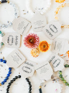 Original Good Vibes Intention Bracelets | Handcrafted Gemstone Jewelry Beaded Bangles Bella Vita Jewelry