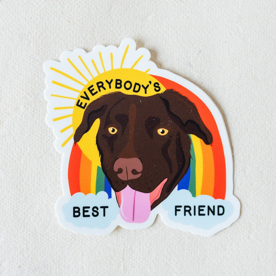 Chester #littlerockshopdog Sticker Stickers + Crafts Chester Everybody's Best Friend  