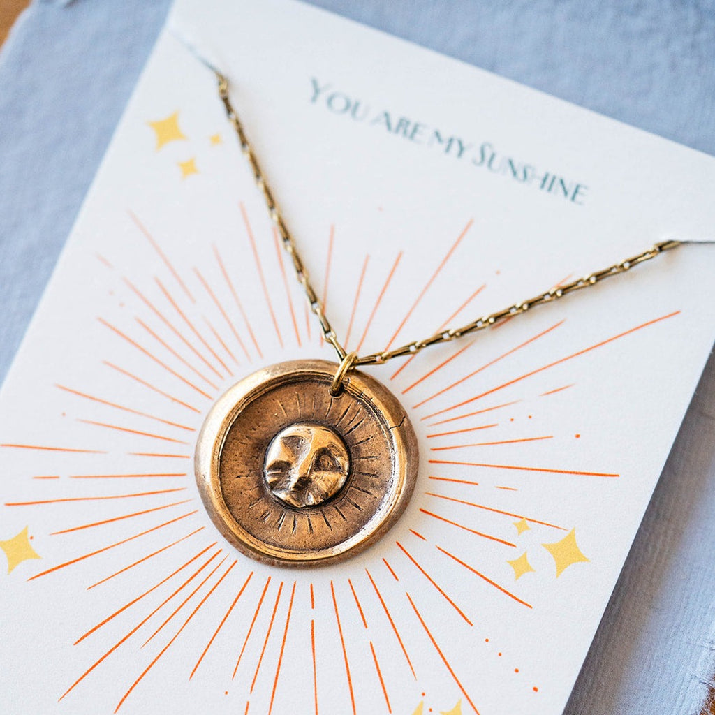 You Are My Sunshine Token Necklace Necklaces Bella Vita Jewelry   