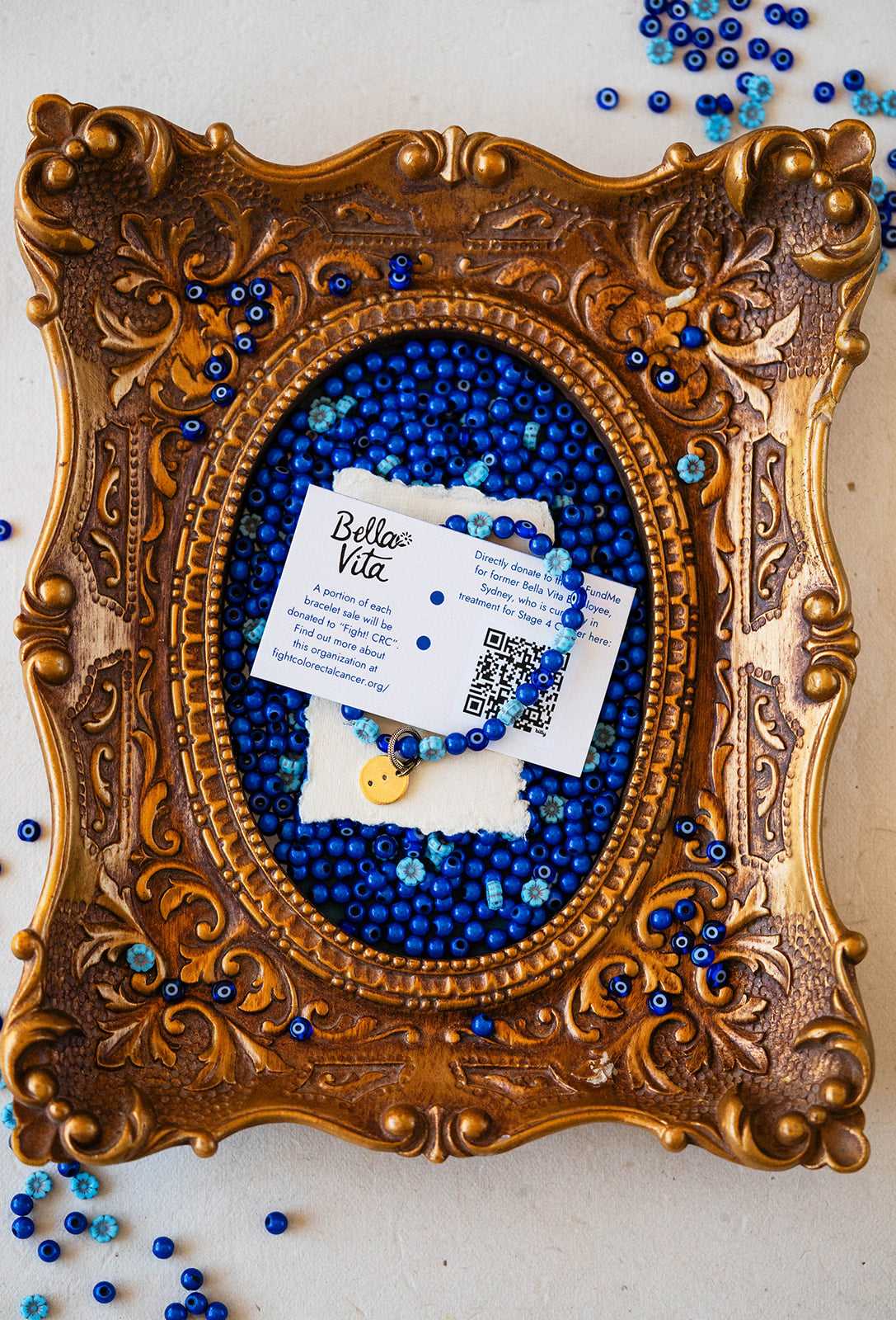 Fight CRC Colon Charm Bracelet Beaded Bangles Bella Vita Jewelry