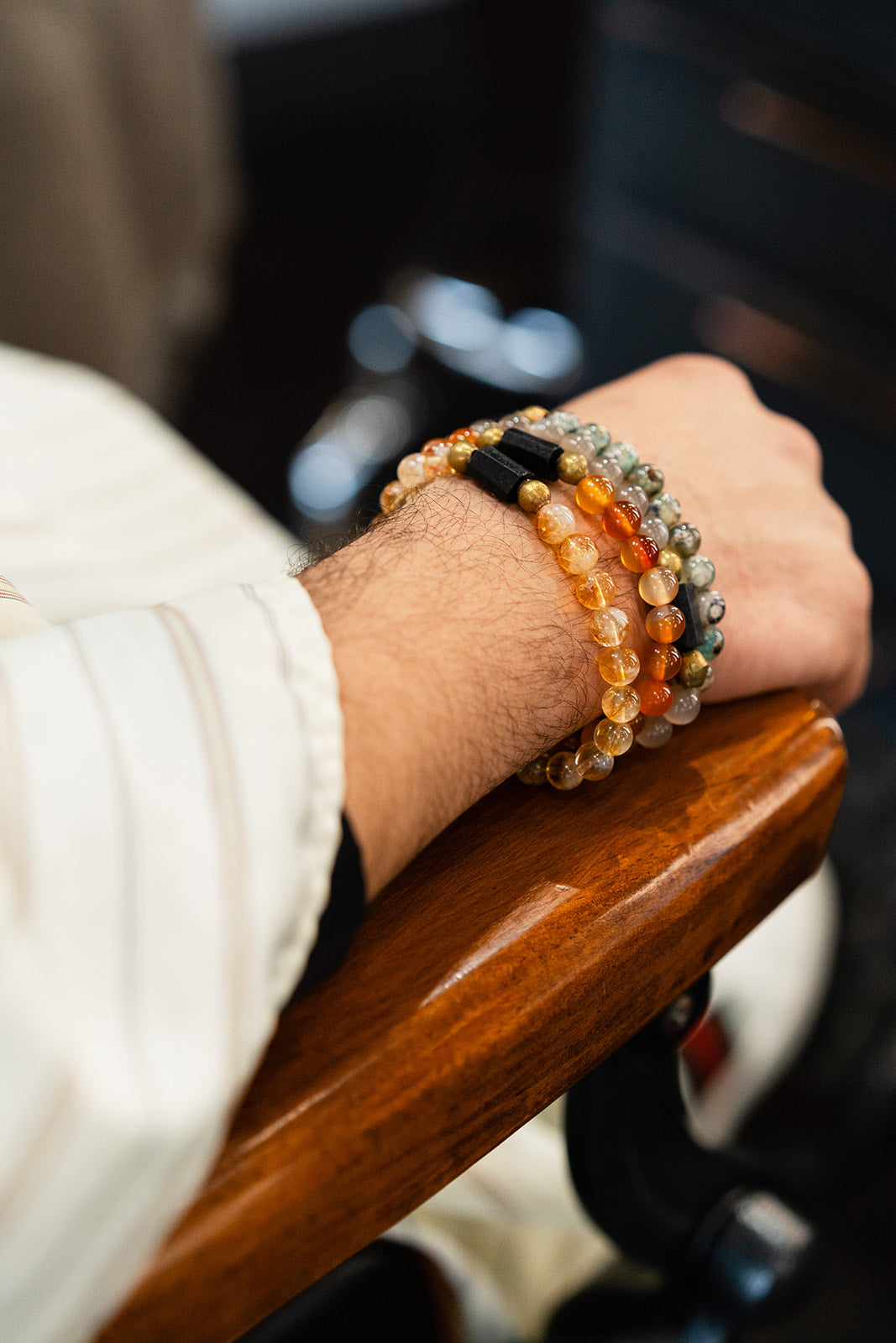 Original Good Vibes Intention Bracelets | Handcrafted Gemstone Jewelry Beaded Bangles Bella Vita Jewelry