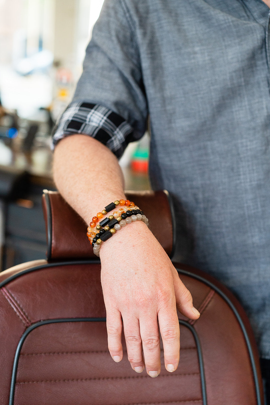 Original Good Vibes Intention Bracelets | Handcrafted Gemstone Jewelry Beaded Bangles Bella Vita Jewelry