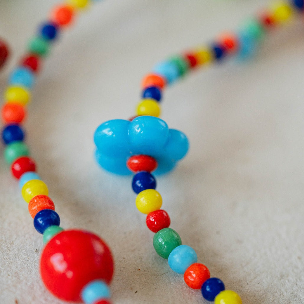 Glass Flowers Beaded Bell Garden Moksha