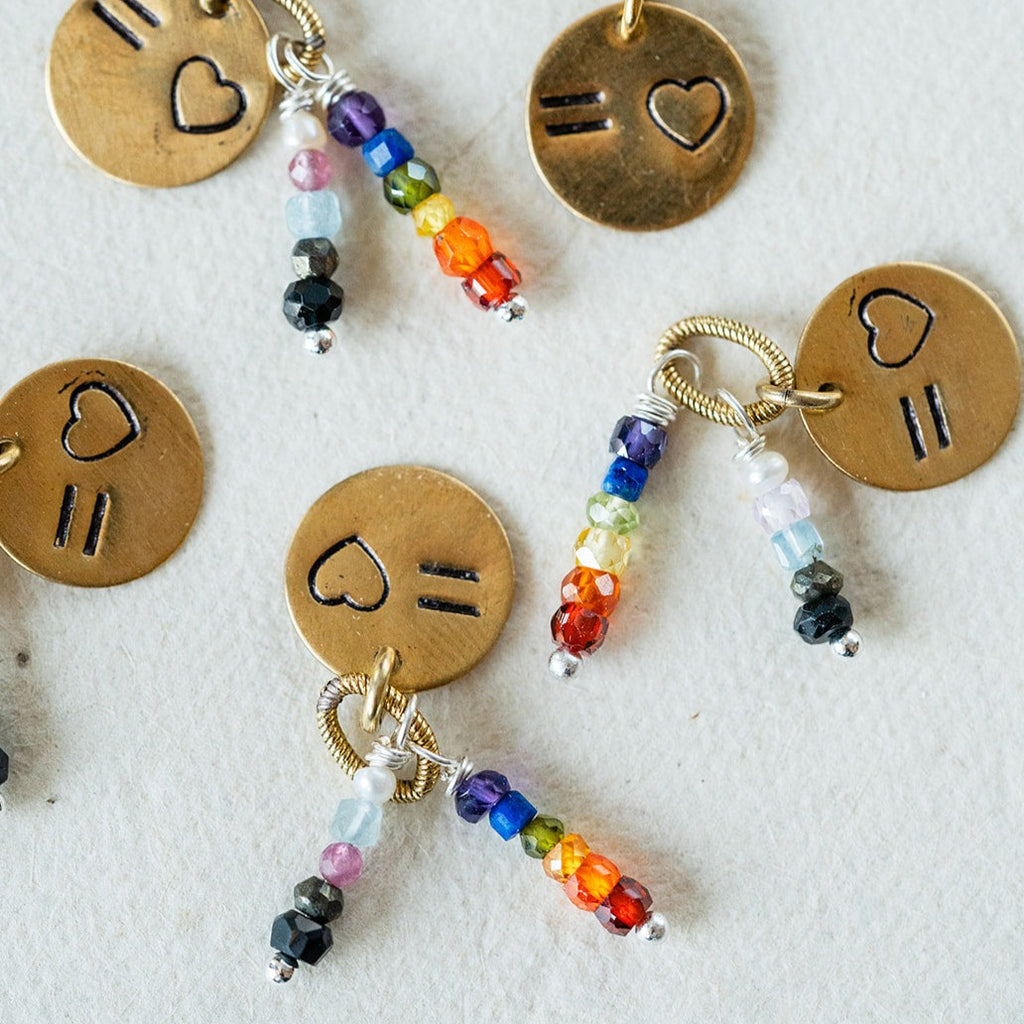 Love is Love | Pride Necklace Charm + Pendant Necklaces Bella Vita Jewelry   