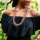 Flower Power Daisy Chain Necklace Charm + Pendant Necklaces Bella Vita Jewelry