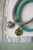 Beaded Bangle + Cat Charm Beaded Bangles Bella Vita Jewelry