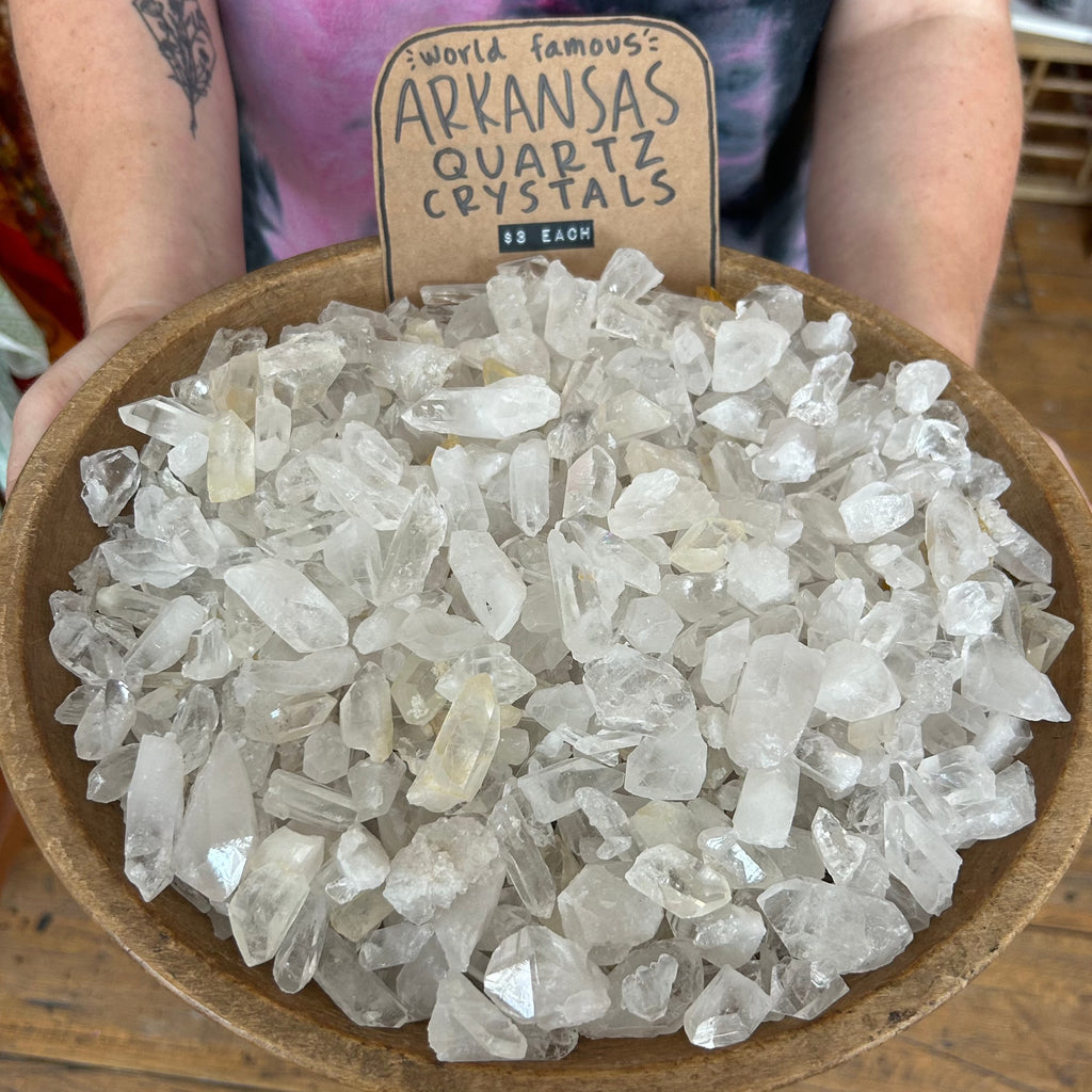 Arkansas Quartz Points Crystals BV Tucson   