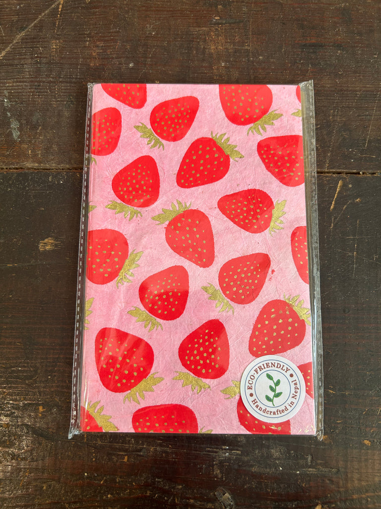 Eco Friendly Handcrafted Journals Journals Giftsland Strawberries  