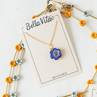 Flower Power Chain Necklace Charm + Pendant Necklaces Bella Vita Jewelry
