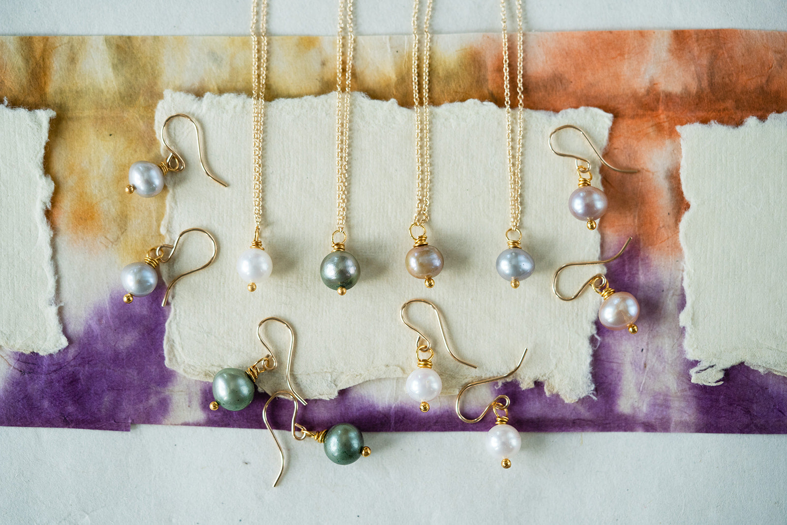 Pearl Necklace & Earring Gift Sets Charm + Pendant Necklaces Bella Vita Jewelry