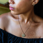 In the Garden - Poppy Necklace Charm + Pendant Necklaces Bella Vita Jewelry
