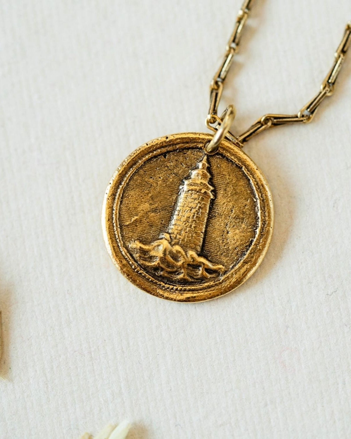 Yacht Rock Lighthouse Necklace Charm + Pendant Necklaces Bella Vita Jewelry