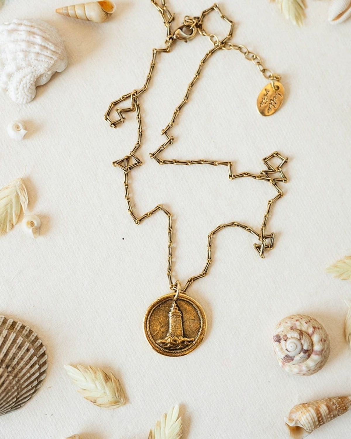 Yacht Rock Lighthouse Necklace Charm + Pendant Necklaces Bella Vita Jewelry