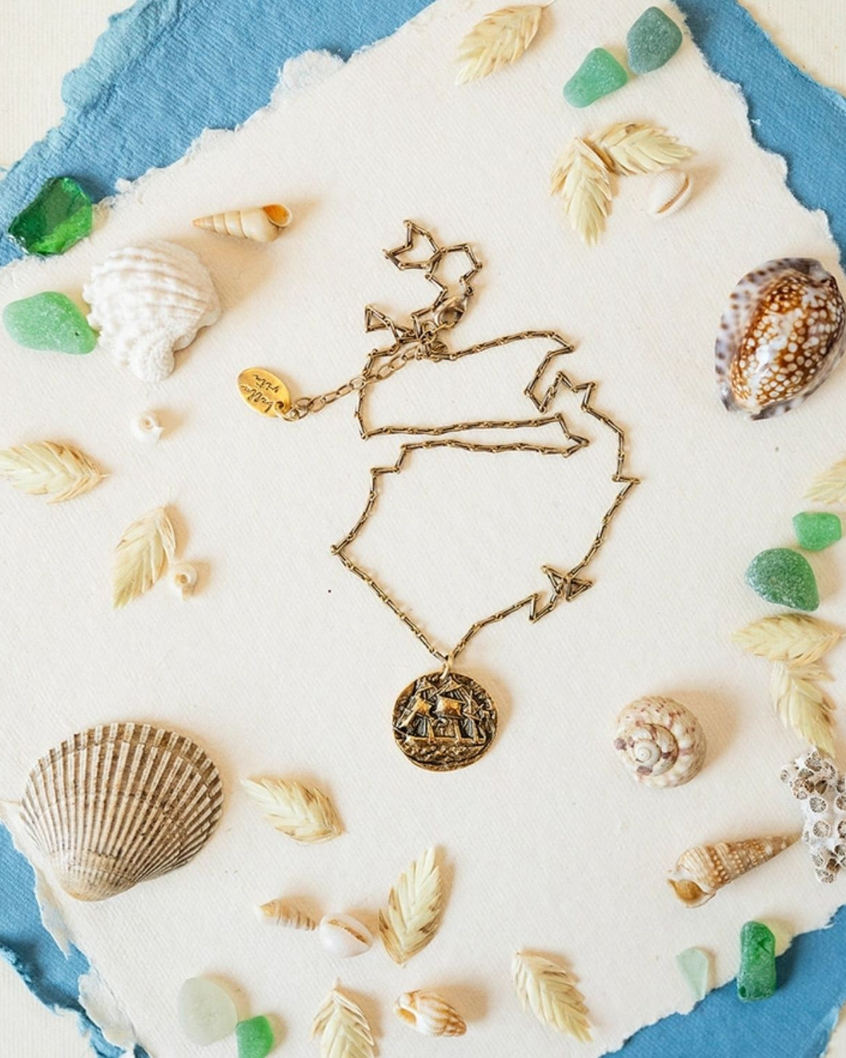 Yacht Rock Ship Necklace Charm + Pendant Necklaces Bella Vita Jewelry