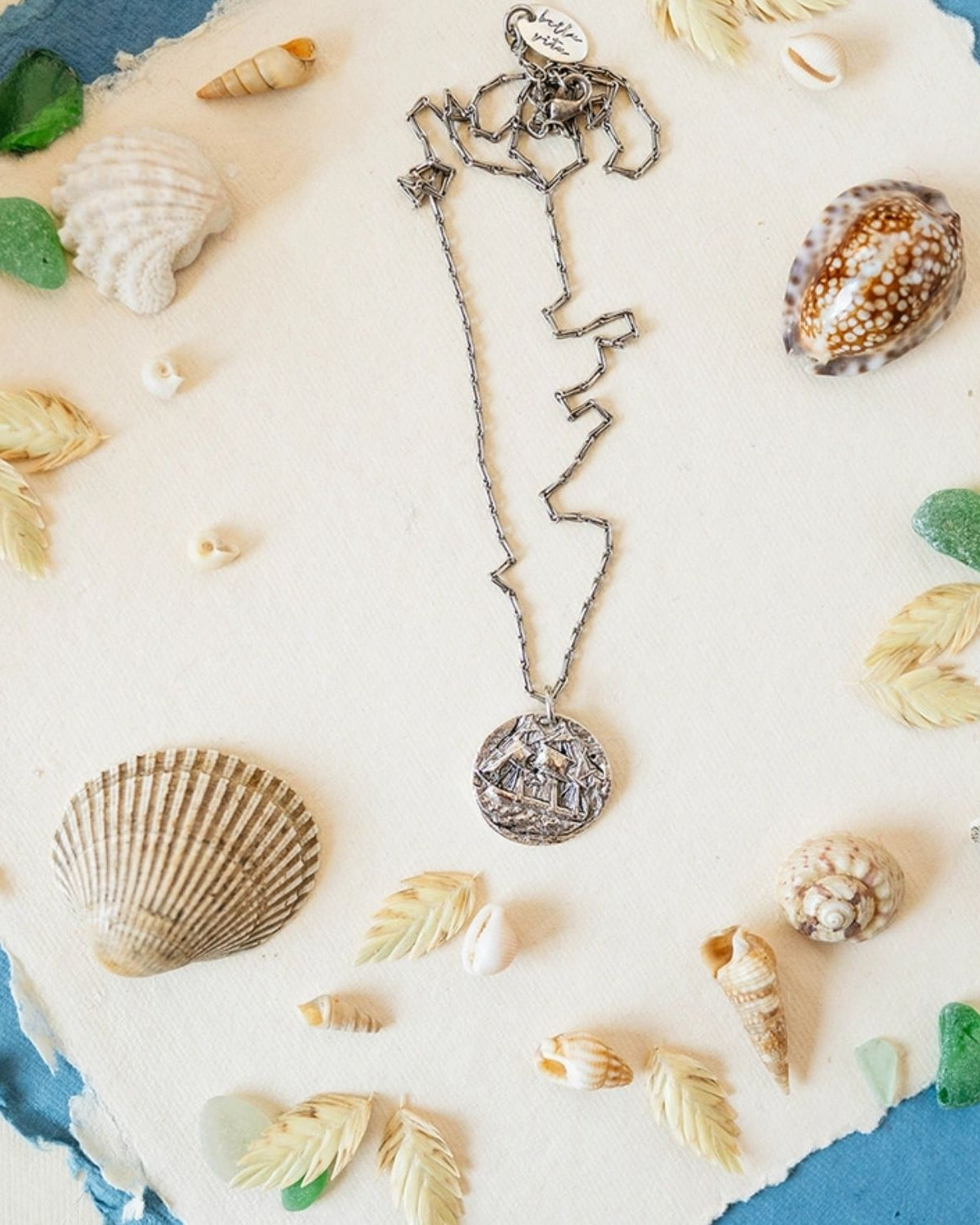 Yacht Rock Ship Necklace Charm + Pendant Necklaces Bella Vita Jewelry