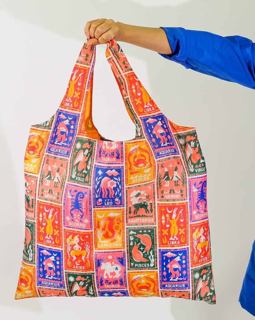 Zodiac Art Sack by Steven Fritters - Eco-Friendly Reuse Tote Bags + Totes Yellow Owl Workshop   