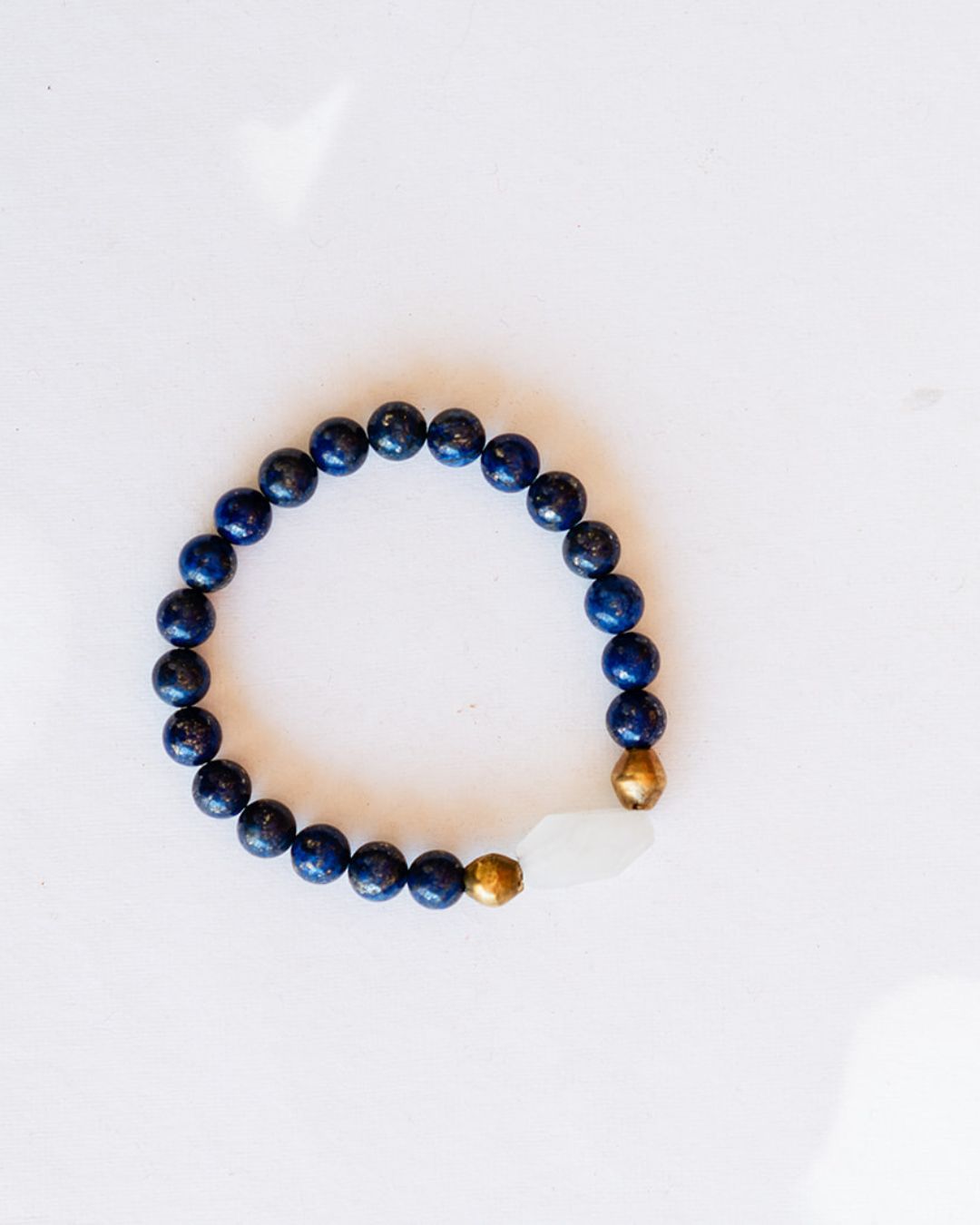 Lapis Lazuli Good Vibes bracelet in deep blue