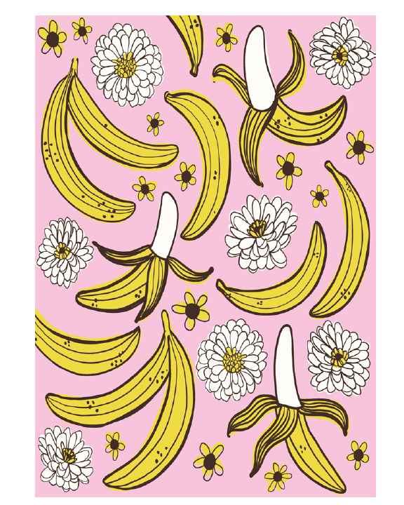 Banana Jam Knit Blanket  Calhoun & Co.