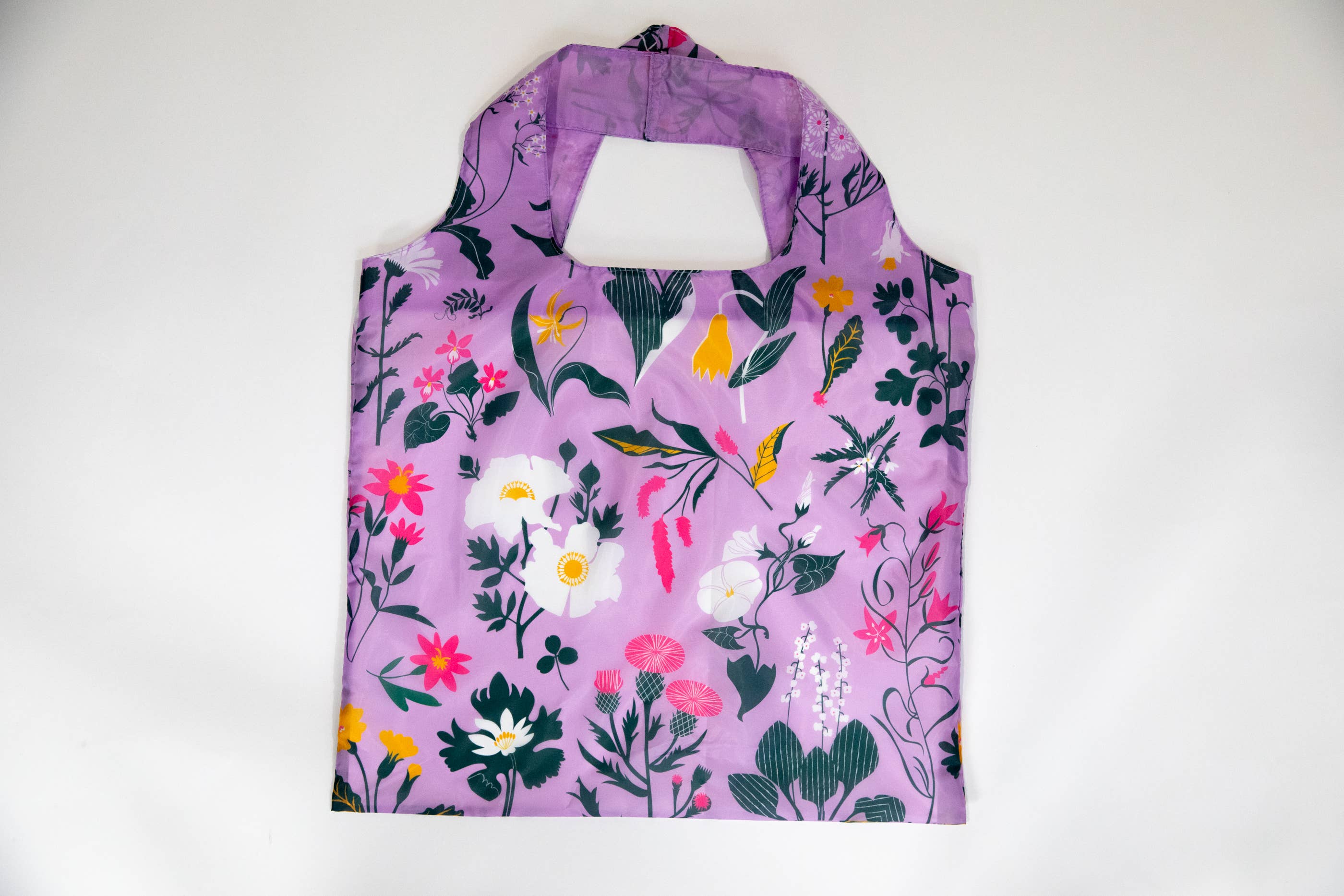 Floral Art Sack® by Banquet Workshop - Reusable Tote Bag Yellow Owl Workshop