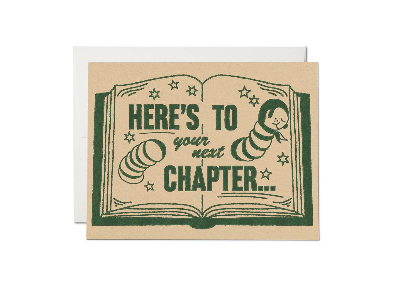 Next Chapter congratulations greeting card Red Cap Cards