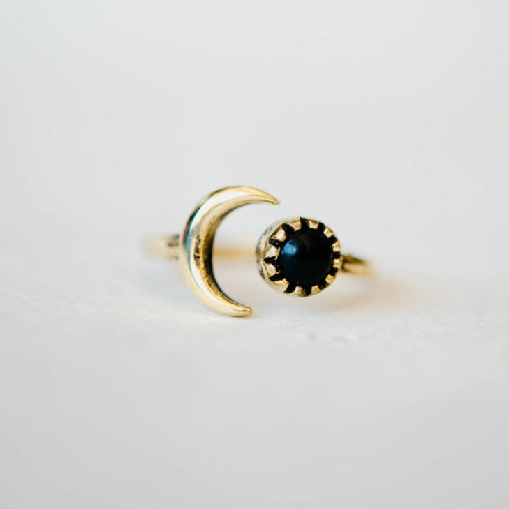Sun and Moon Ring Rings Bella Vita Imports