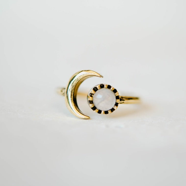 Sun and Moon Ring Rings Bella Vita Imports