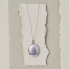 Floral Oval Locket Locket Necklaces Bella Vita Jewelry Silver Plated