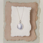 Oval Locket With Leaf Border Locket Necklaces Bella Vita Jewelry Silver Plated