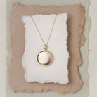 Round Locket Locket Necklaces Bella Vita Jewelry Gold Plated
