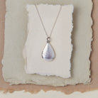 Floral Tear Drop Locket Locket Necklaces Bella Vita Jewelry Silver Plated