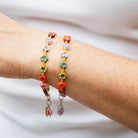 Flower Power Bracelet I Beaded Bangles Bella Vita Jewelry