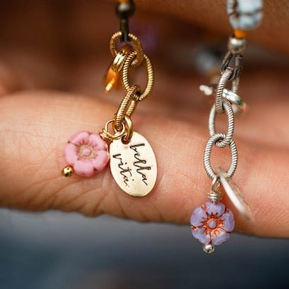 Flower Power Bracelet II Beaded Bangles Bella Vita Jewelry