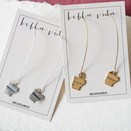 Arkansas Earrings Dangle Earrings Bella Vita Jewelry