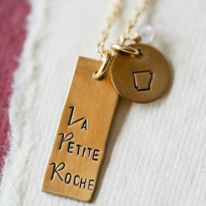 "La Petite Roche" Necklace Charm + Pendant Necklaces Bella Vita Jewelry   
