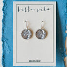 Bitty Buttons Moon & Stars Earring Dangle Earrings Bella Vita Jewelry