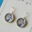 Bitty Buttons Moon & Stars Earring Dangle Earrings Bella Vita Jewelry