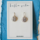 Bitty Buttons Clover Earring Dangle Earrings Bella Vita Jewelry