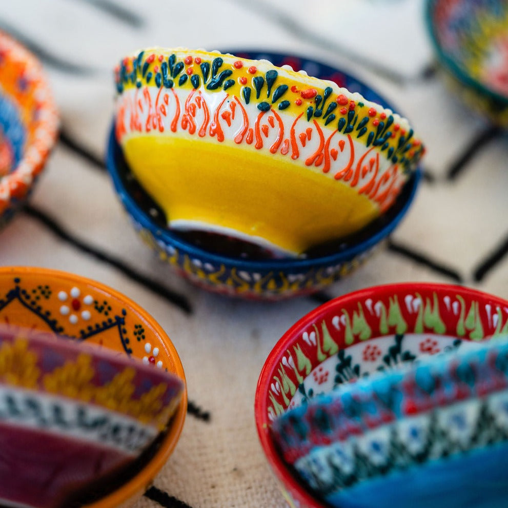 Ceramic Trinket Dish Bowls + Bells Natto USA